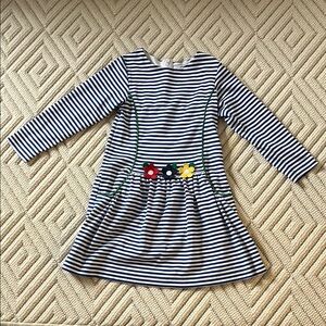 Florence Eiseman Blue/White Striped Dress